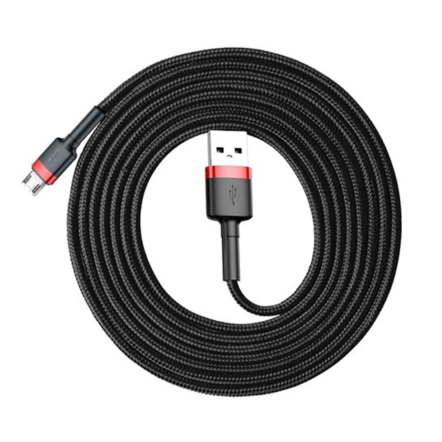 acheter Câble USB de fil tressé en nylon durable / USB micro QC3.0 1.5A 2M