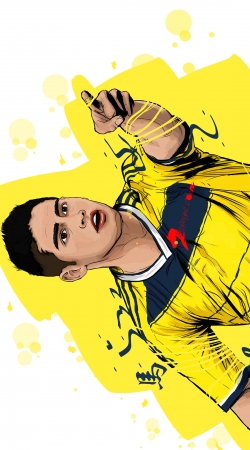 coque Football Stars: James Rodriguez - Colombia
