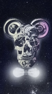 coque Skull Mickey Mechanics in space