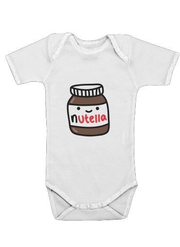 Body bébé blanc manche courte Nutella