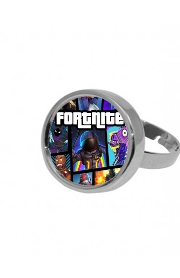 Bague ronde Fortnite - Battle Royale Art Feat GTA