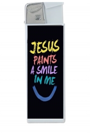 Briquet personnalisable Jesus paints a smile in me Bible