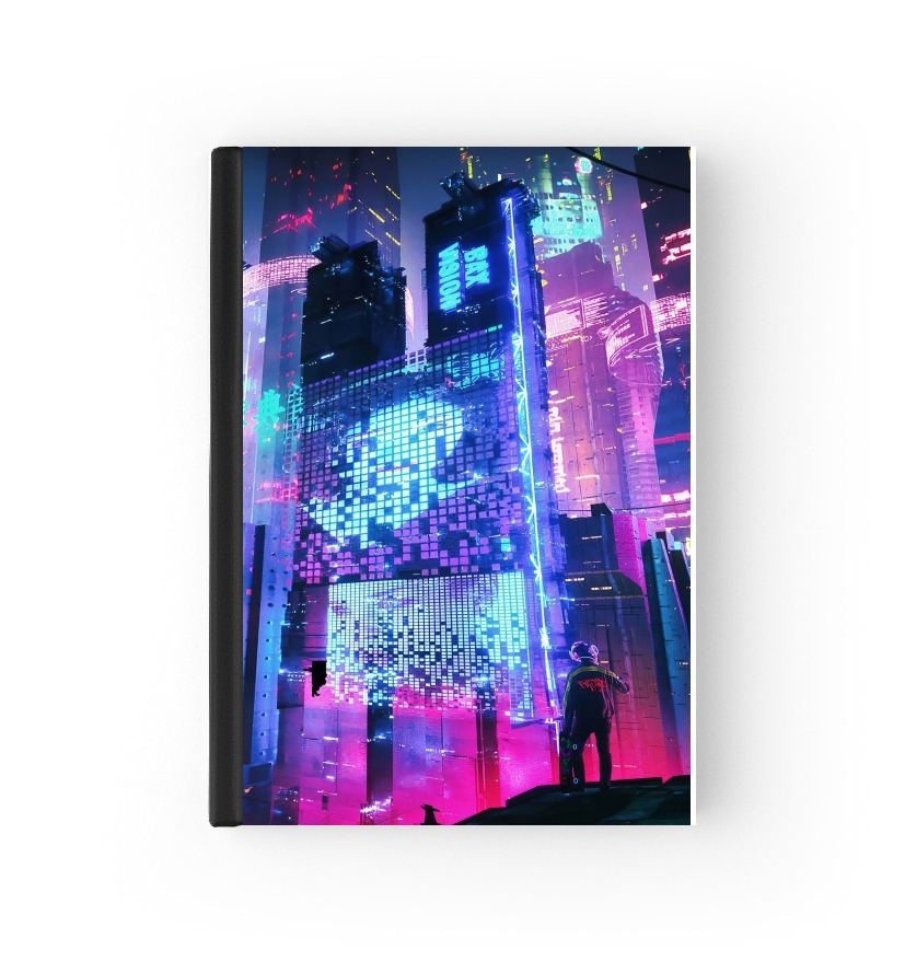 Agenda Cyberpunk city night art