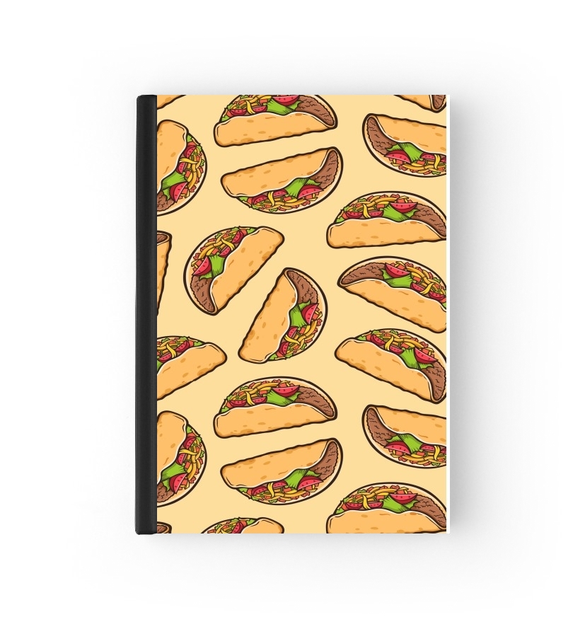 Agenda Taco seamless pattern mexican food