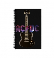 Cahier de texte école AcDc Guitare Gibson Angus