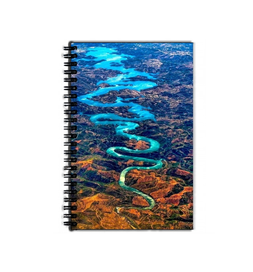 Cahier Blue dragon river portugal