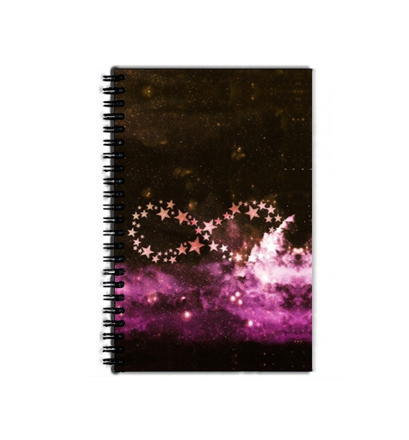Cahier Infinity Stars violet
