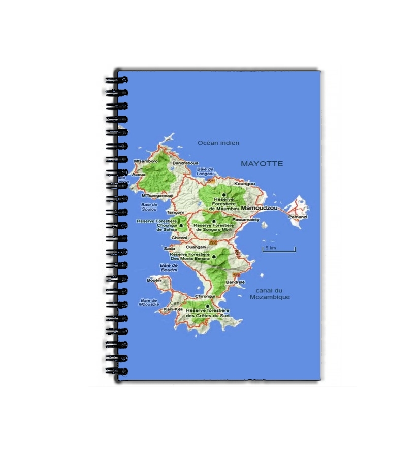 Cahier Mayotte Carte 976