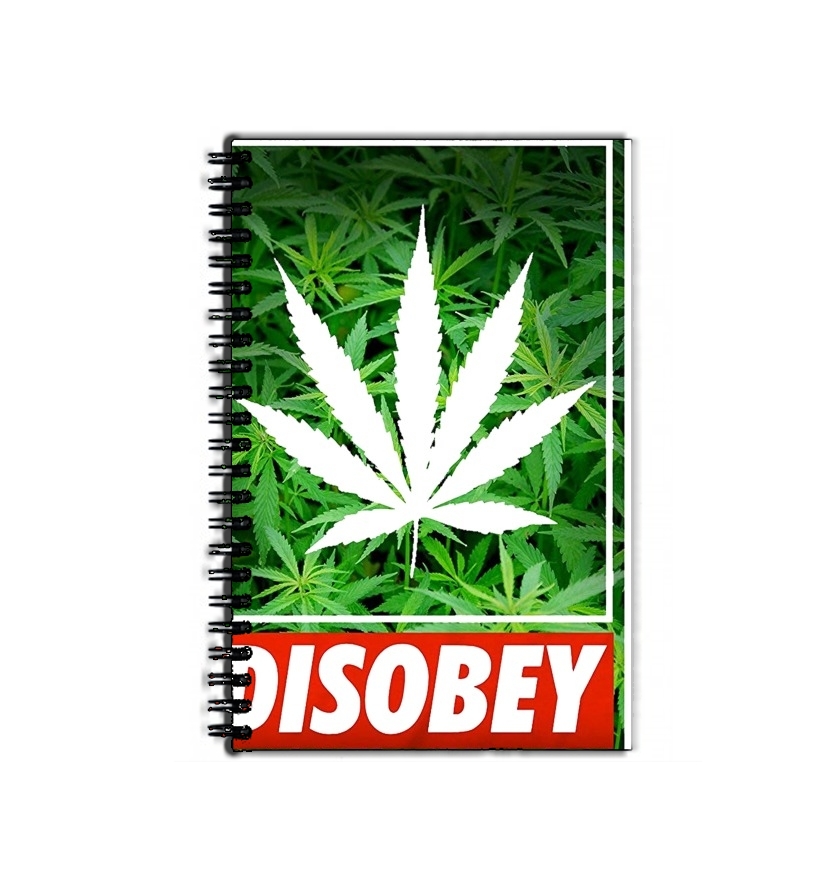 Cahier Weed Cannabis Disobey