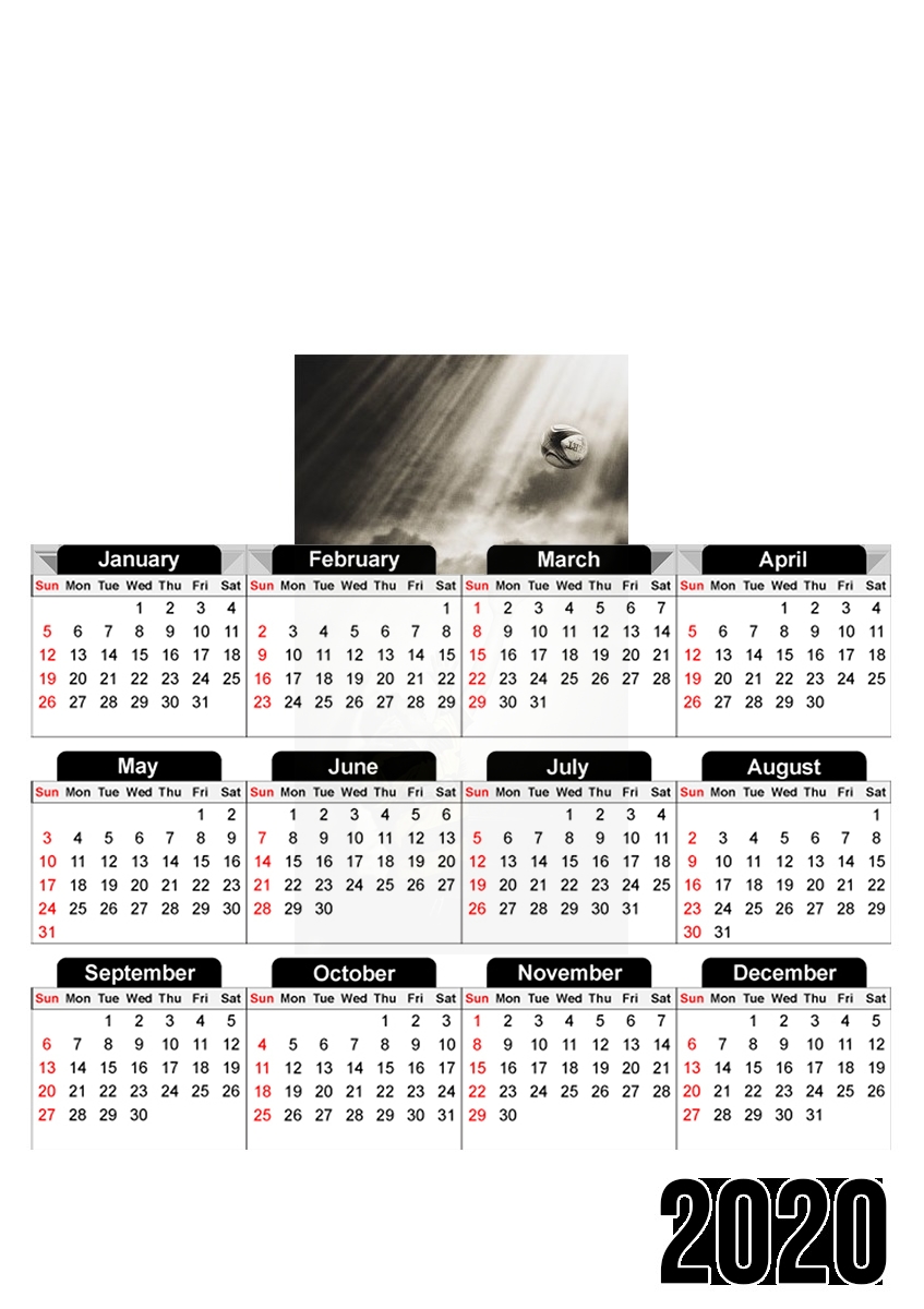 Calendrier photo 30x43cm format A3 Rugby Challenge