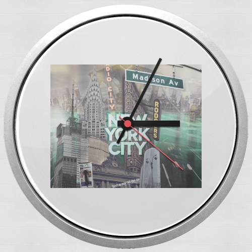 Horloge New York City II [green]