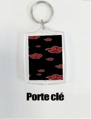 Porte Clé - Format Rectangulaire Akatsuki  Nuage Rouge pattern