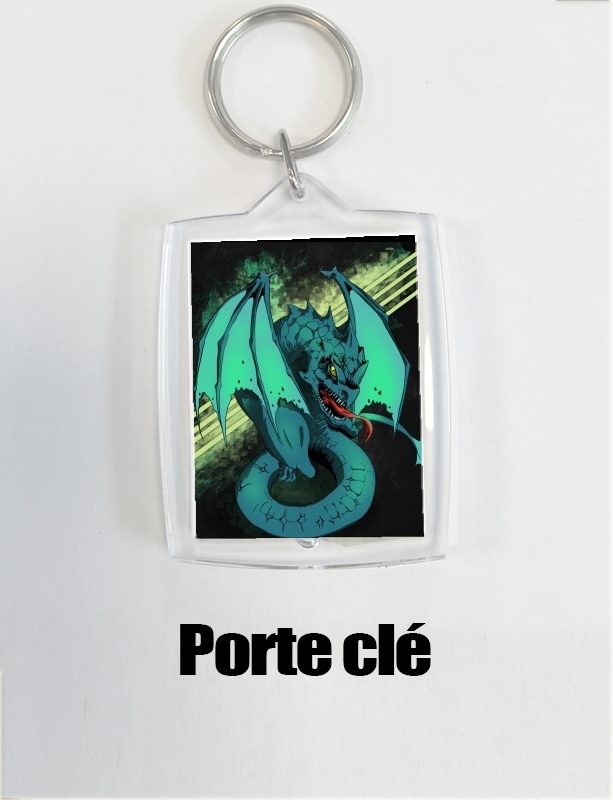 Porte Dragon bleu
