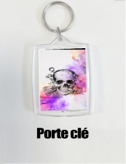 Porte Clé - Format Rectangulaire Color skull