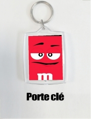 Porte Clé - Format Rectangulaire M&M's Rouge