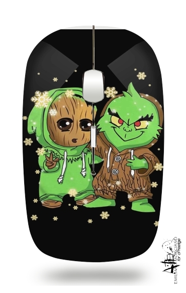 Souris Baby Groot and Grinch Christmas