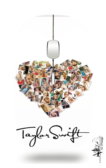 Souris Taylor Swift Love Fan Collage signature