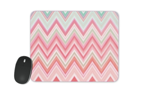 Tapis colorful chevron in pink