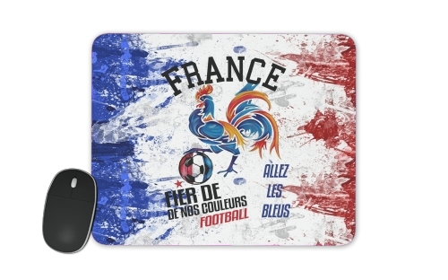 Tapis France Football Coq Sportif Fier de nos couleurs Allez les bleus