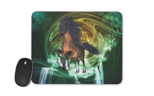 Tapis Horse with blue mane