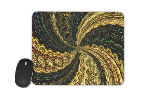 Tapis Twirl and Twist black and gold