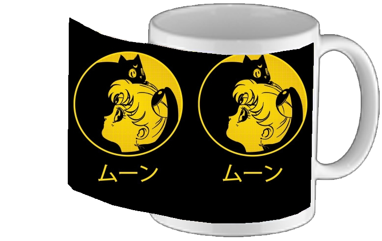 Mug Sailor Moon Art with cats
