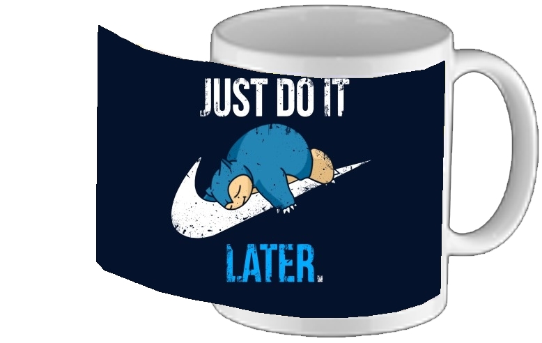 Mug Nike Parody Just do it Late X Ronflex