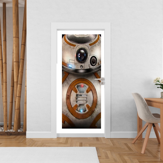 Sticker porte avec vos photos - Poster Porte BB-8