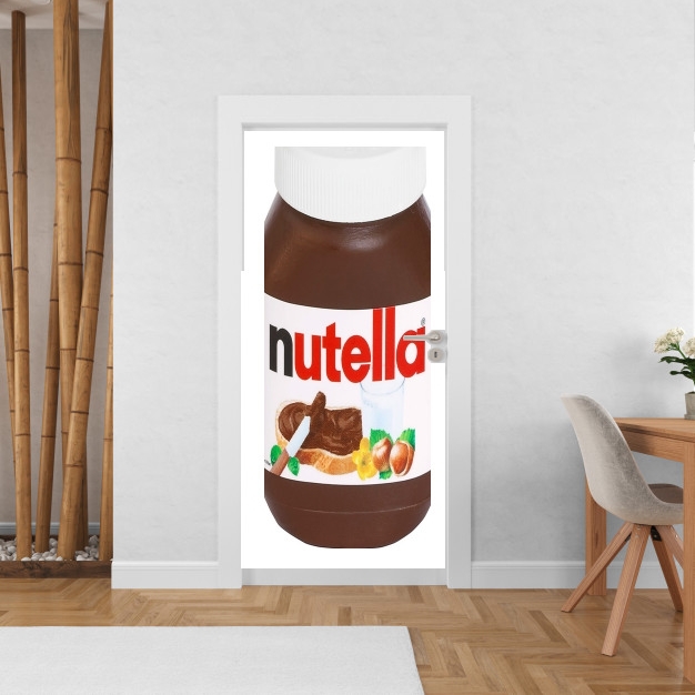 Sticker porte avec vos photos - Poster Porte Nutella