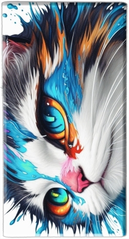 Batterie Eyes Cat Watercolor