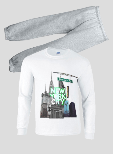 Pyjama New York City II [green]