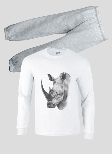 Pyjama Rhino Shield Art