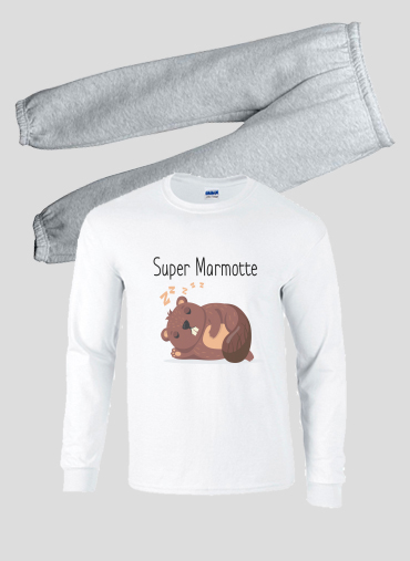 Pyjama Super marmotte