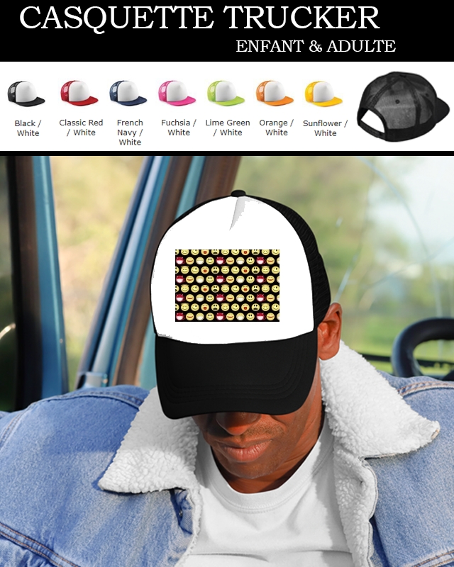 Casquette funny smileys