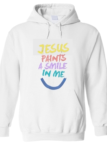 Sweat-shirt Jesus paints a smile in me Bible
