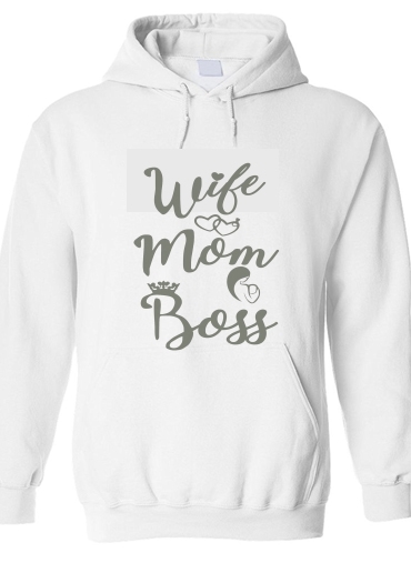 Sweat-shirt Wife Mom Boss