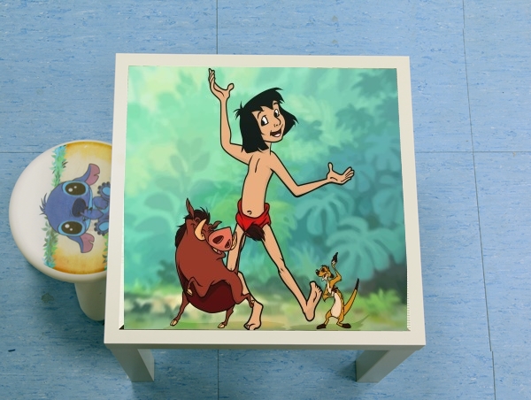 Table Disney Hangover Mowgli Timon and Pumbaa 