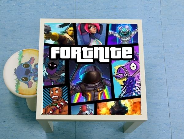 Table Fortnite - Battle Royale Art Feat GTA