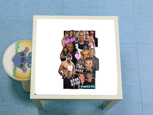Table Shemar Moore collage