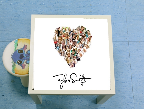 Table Taylor Swift Love Fan Collage signature