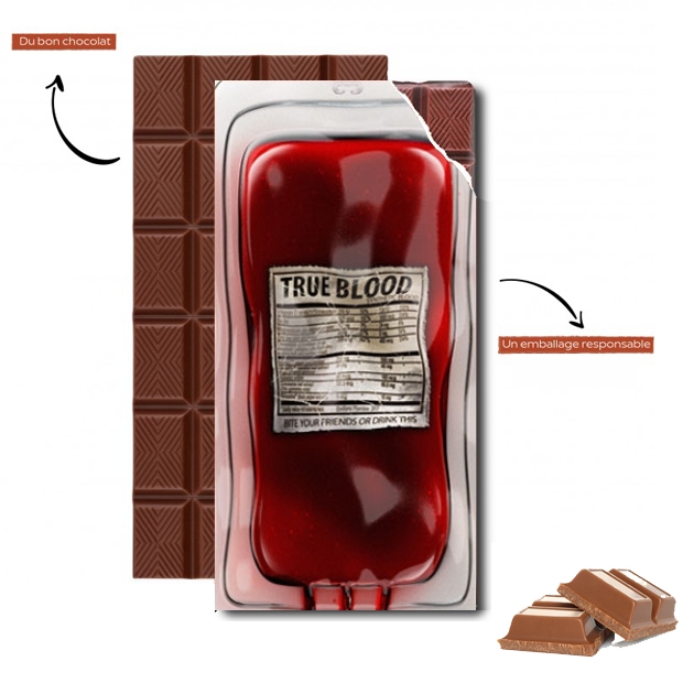 Tablette de chocolat - Cadeau de Pâques Poche de sang