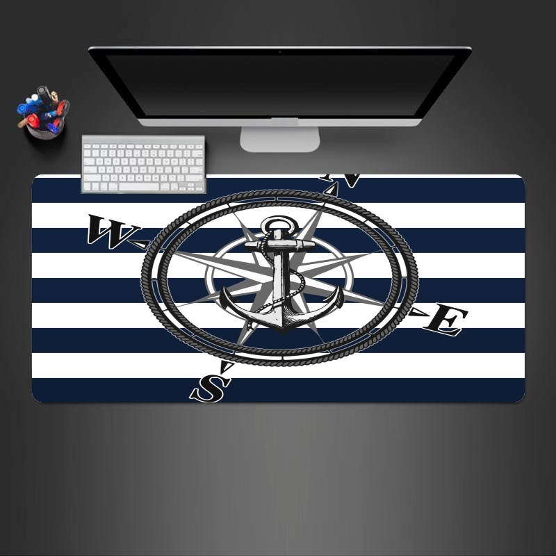 Tapis Navy Striped Nautica