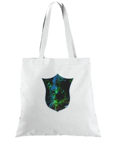 Tote Abstract neon Leopard
