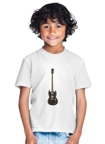T-shirt AcDc Guitare Gibson Angus
