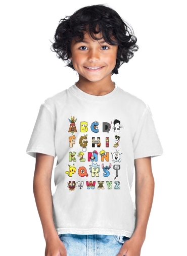 T-shirt Alphabet Geek