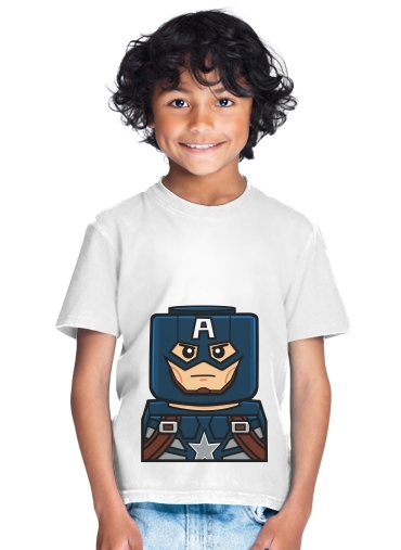 T-shirt Bricks Captain America