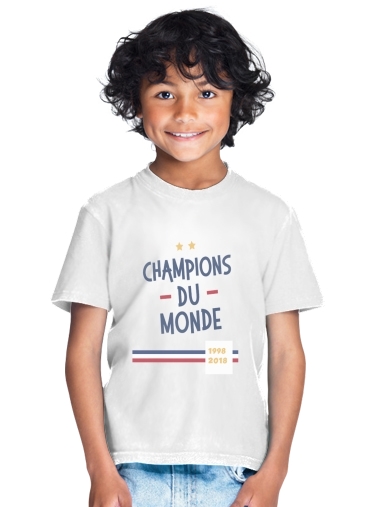 T-shirt Champion du monde 2018 Supporter France