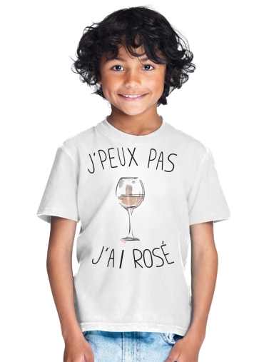 T-shirt Je peux pas j'ai rosé Vin