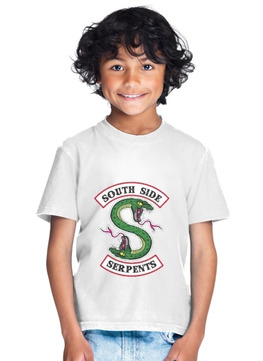 T-shirt Enfant Blanc South Side Serpents