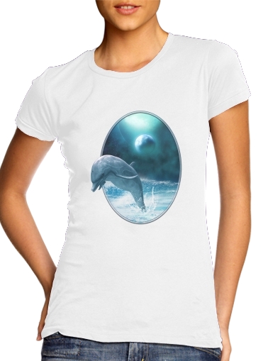 T-shirt Freedom Of Dolphins
